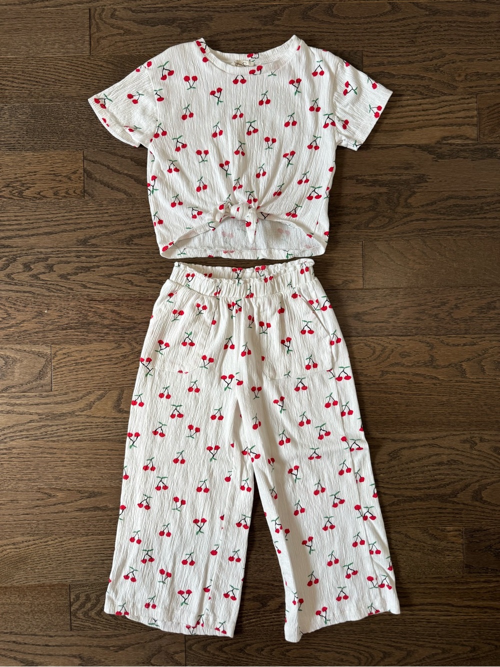 Girls Matching Cherry Set / Outfit